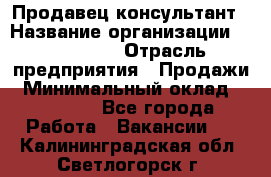 Продавец-консультант › Название организации ­ re:Store › Отрасль предприятия ­ Продажи › Минимальный оклад ­ 40 000 - Все города Работа » Вакансии   . Калининградская обл.,Светлогорск г.